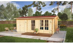 Log cabin ROSE 6x4m (24m²),...